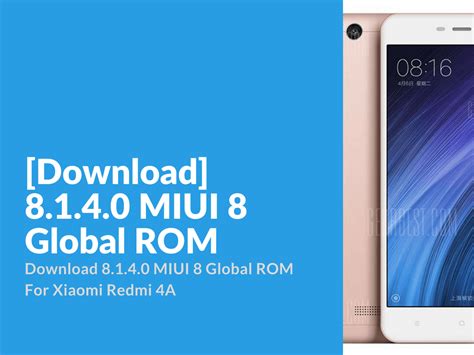 xiaomi redmi 4a firmware